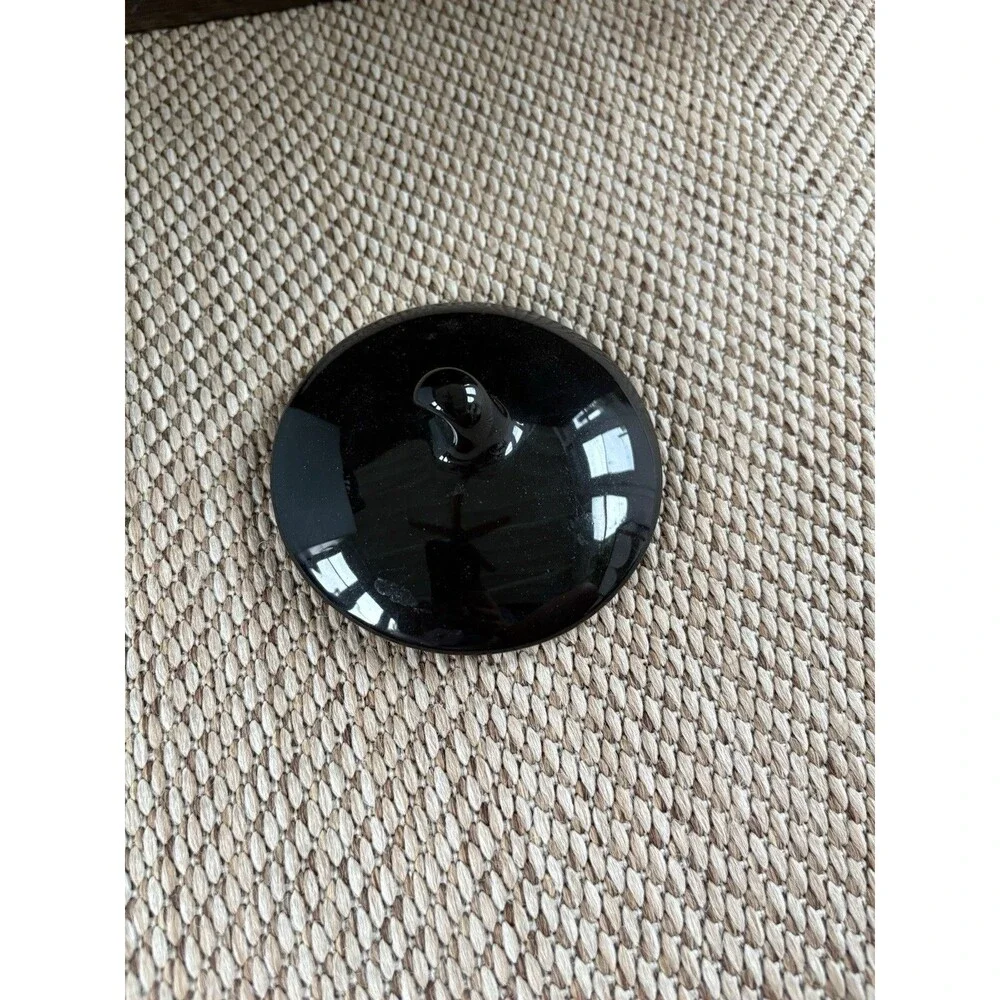PartyLite Sly Black Cat‎ Candle Holder Ceramic Halloween P90510 - Picture 3 of 7